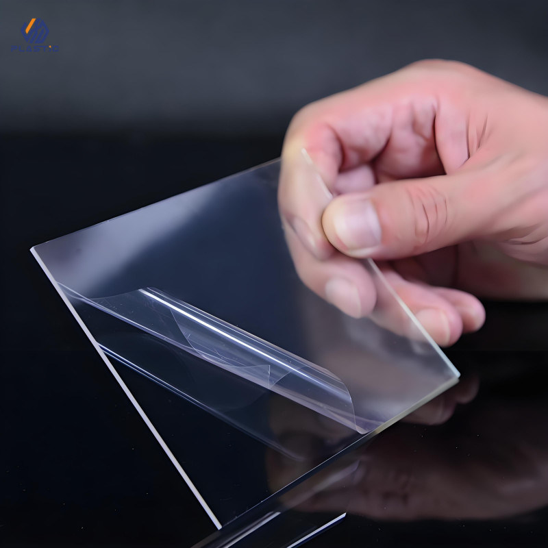 Outdoor Advertising Cut To Size Clear Perspex Sheet Heat Resistant OEM Logo