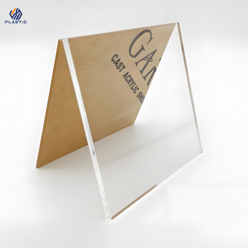 Outdoor Advertising Cut To Size Clear Perspex Sheet Heat Resistant OEM Logo