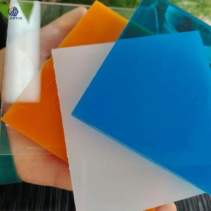 Coloured Cast Acrylic Sheet 1250x1850mm Scratch Resistant Customized Color