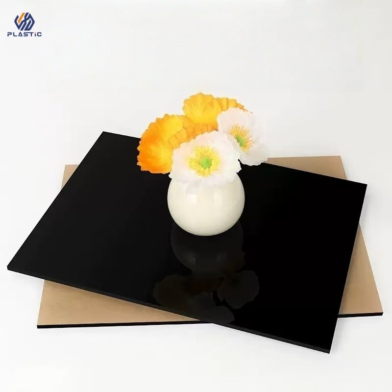 Glossy Or Matte Finish Black Color Acrylic Sheet No Fade Colour For Outdoor