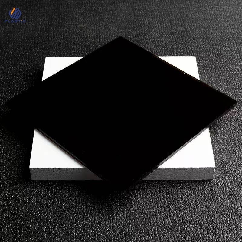 Glossy Or Matte Finish Black Color Acrylic Sheet No Fade Colour For Outdoor