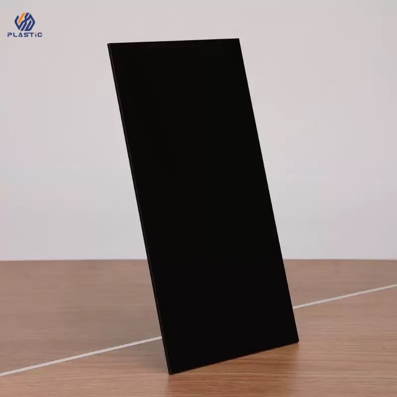 Glossy Or Matte Finish Black Color Acrylic Sheet No Fade Colour For Outdoor