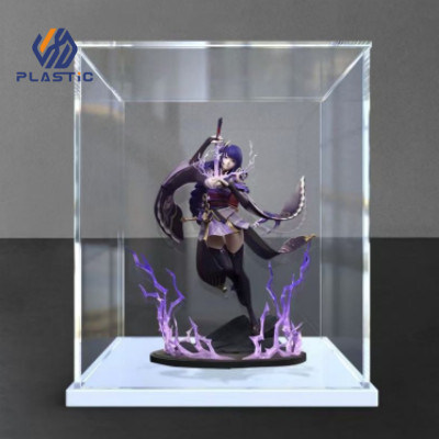 Acrylic Makeup Organizer Industrial kotak penyimpanan acrylic persegi panjang untuk kerajinan hadiah