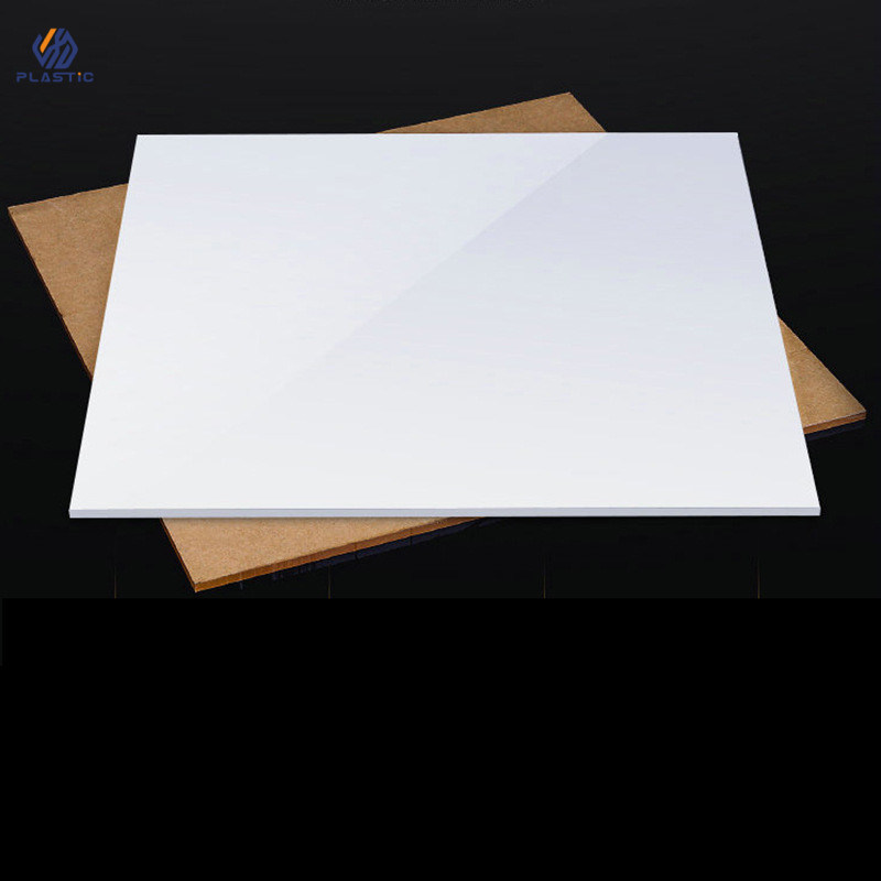 OEM No Yellow Colored Cast Acrylic Sheets White Acrylic Board Impact Resistance
