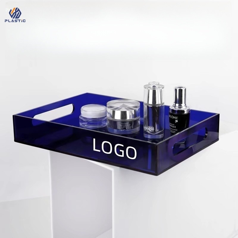 Multi Colored Clear Acrylic Storage Trays 3mm Thickness With Customizable Logo