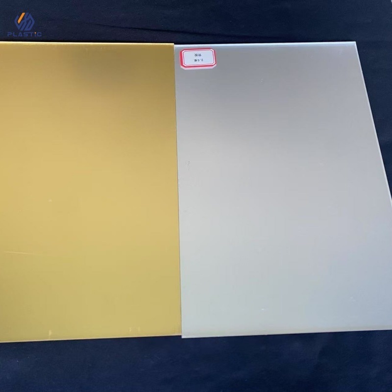 Rose Gold Cast Acrylic Mirror Sheet Perfect Choice For Easy Cutting In Signage Display And Interior Design