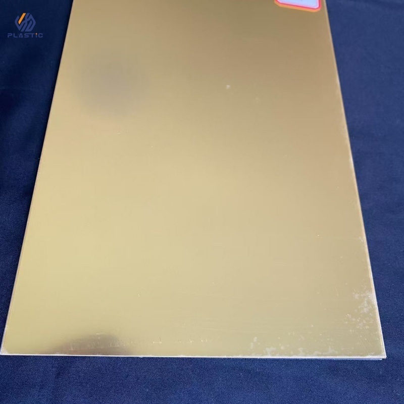 Rose Gold Cast Acrylic Mirror Sheet Perfect Choice For Easy Cutting In Signage Display And Interior Design