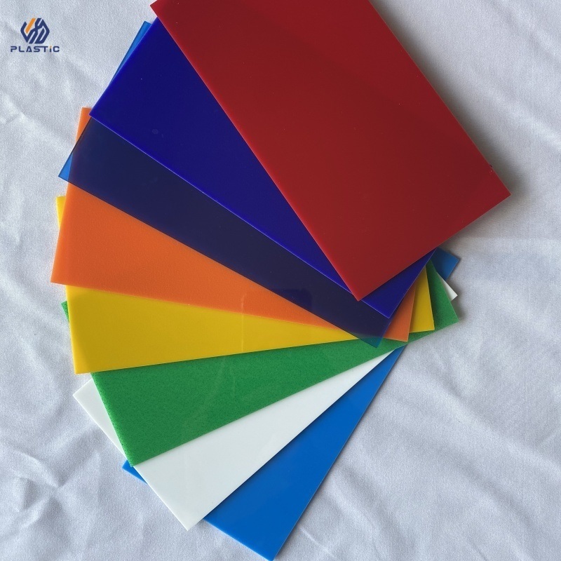 Chapa acrílica colorida PMMA Brilhante Fosca Fácil de Cortar