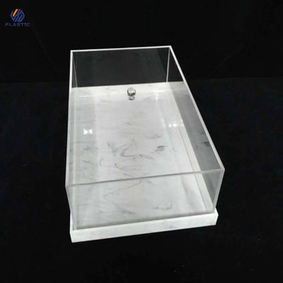 100% Virgin PMMA Transparent Acrylic Display Boxes Acrylic Food Display Case
