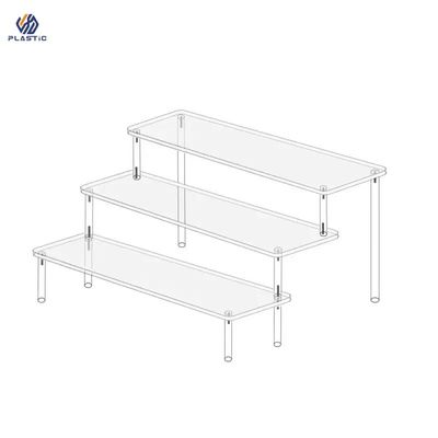 Versatile virgin PMMA Acrylic Display Stands for jewelry cosmetics electronics