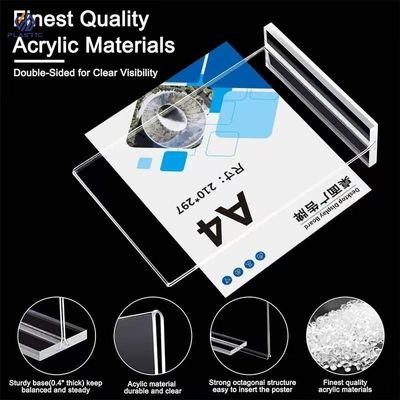 T-Style Or L-Style Double-sided Acrylic Sign Holder