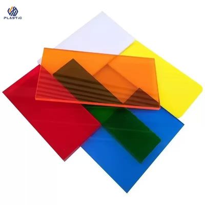 No Fade Colour For Outdoor 100% Virgin MMA Acrylic Color Acrylic Sheet with Cast Process