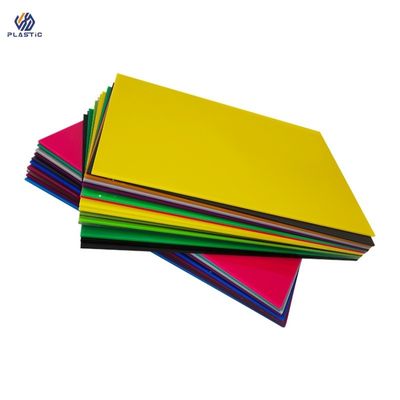 No Fade Coloured Cast Acrylic Sheet High Scratch Resistance 1250x1850mm 2050x3050mm
