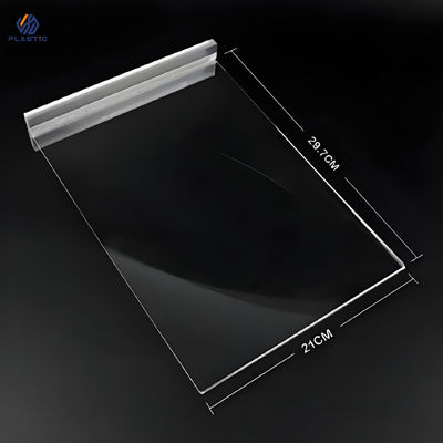 Rectangle Acrylic Stand Up Sign Holder Long Lasting Acrylic Placard Holder OEM