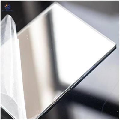 No Glue Silver Mirror Acrylic Sheet 1220x2440mm 1000x2000mm With PE Film