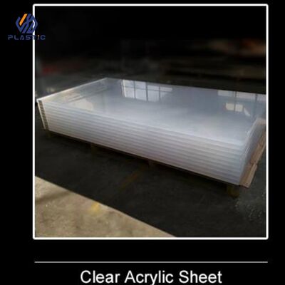 クリアキャストアクリルシート 4*8フィート 透明プレキシガラスシート 3mm 100%バージン